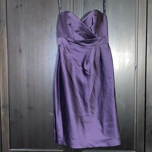 NWT Alfred Angelo Strapless Satin Dress